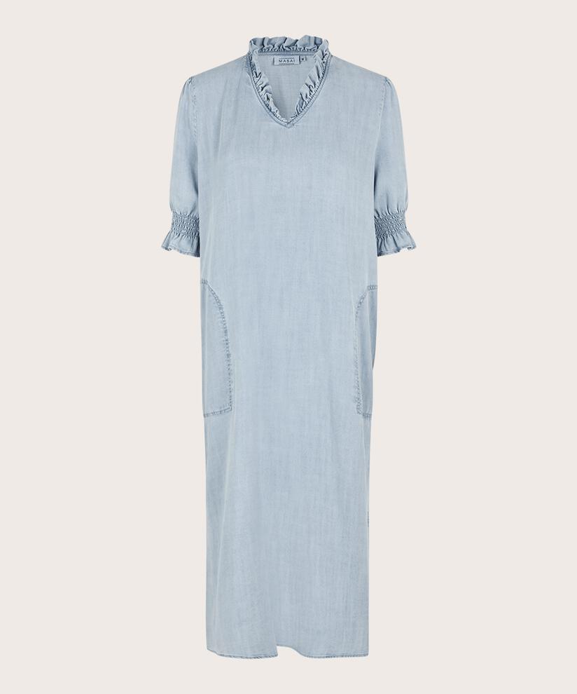 MaNydelana Denim Dress Light Denim