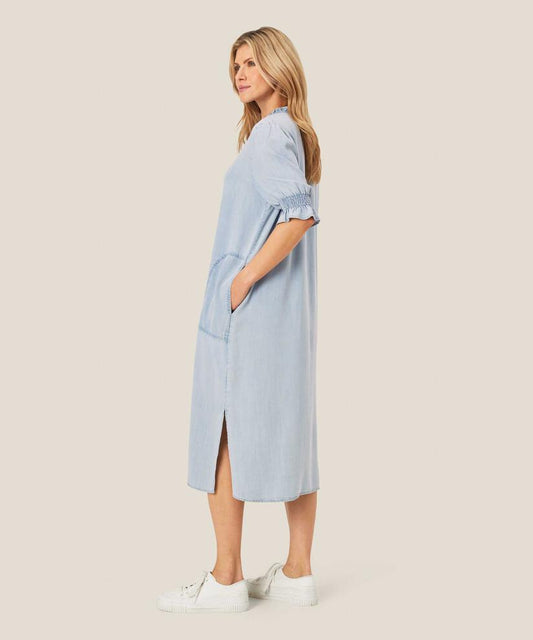 MaNydelana Denim Dress Light Denim