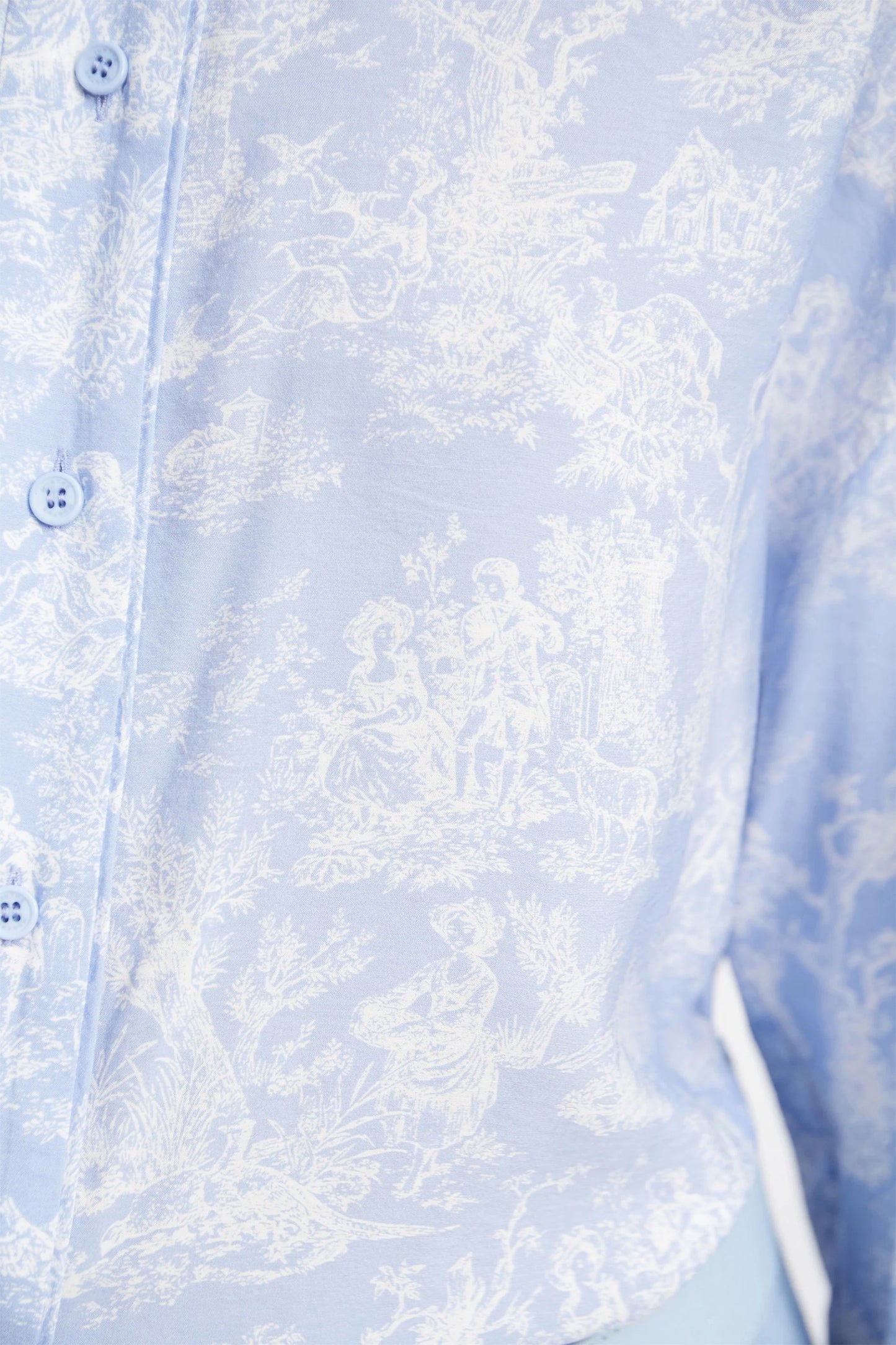 Filius Printed Shirt Light Blue