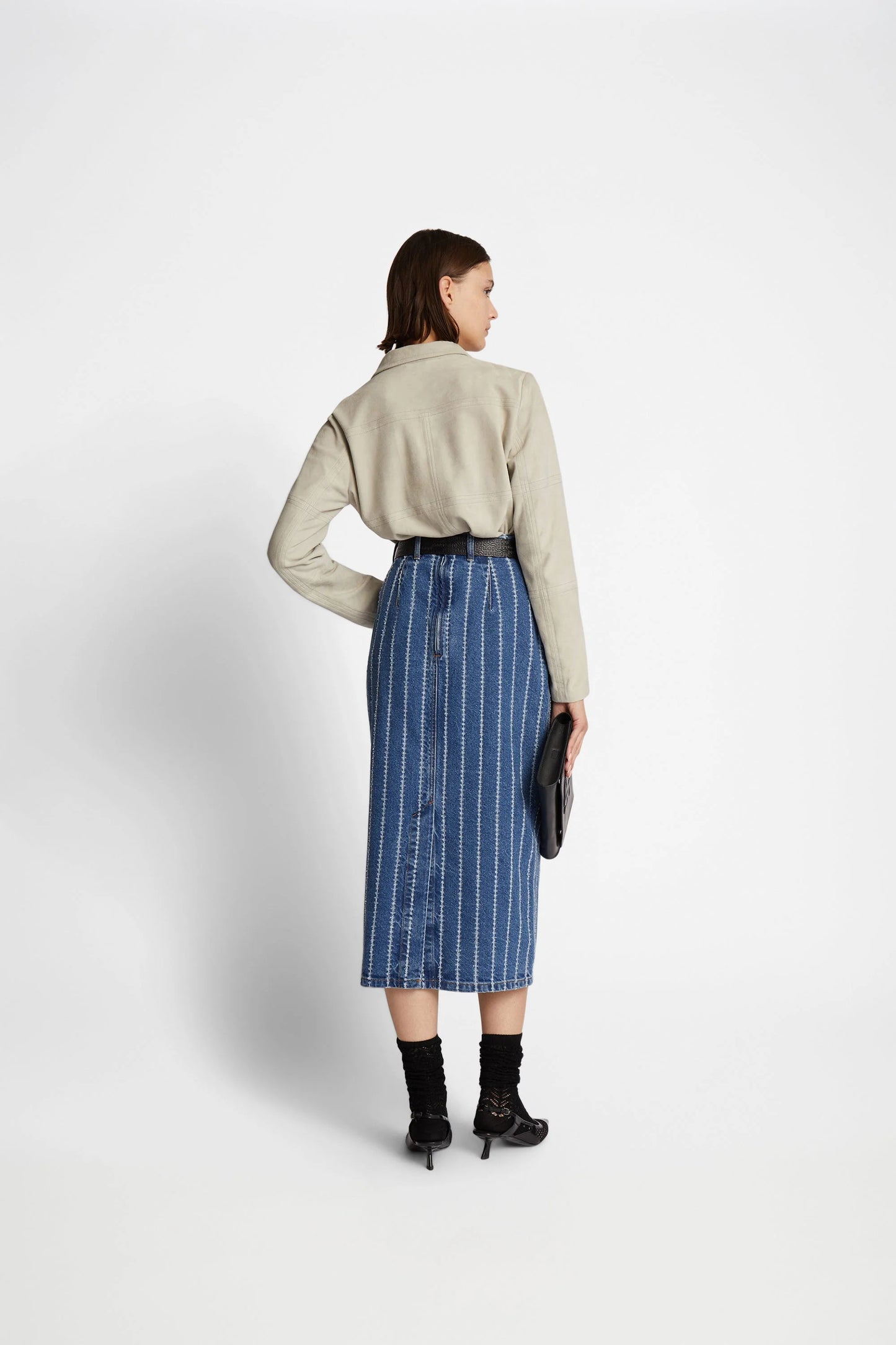 Faith Tulip Denim Skirt Indigo