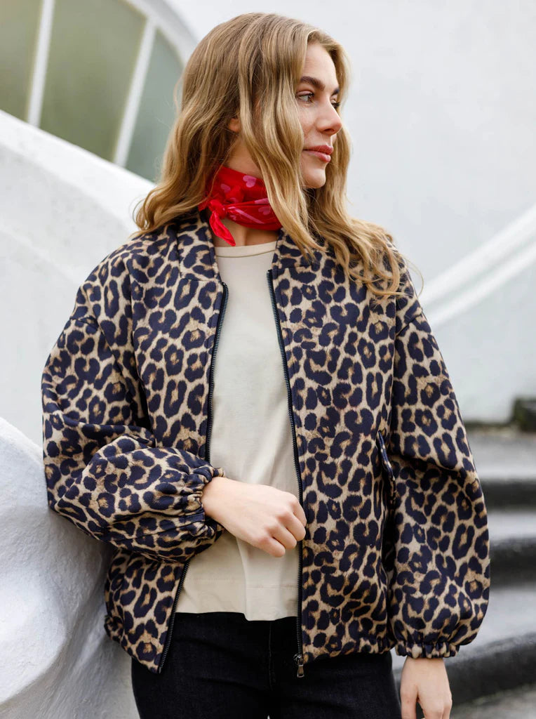 BCCLEO Bomber Jacket - Leopard