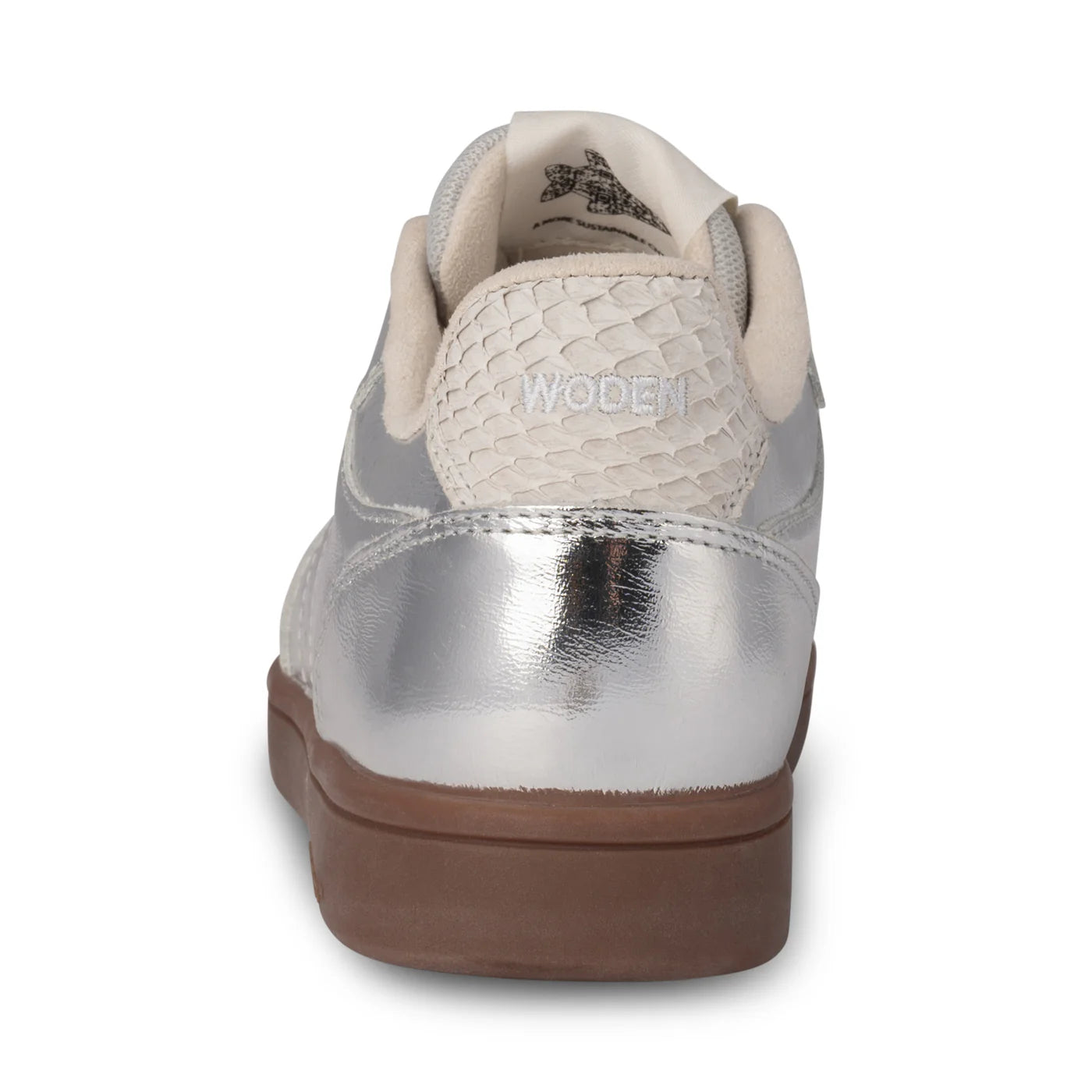 Bjork Metallic Leather Sneaker Silver