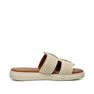 Brenna Jute Sandal White