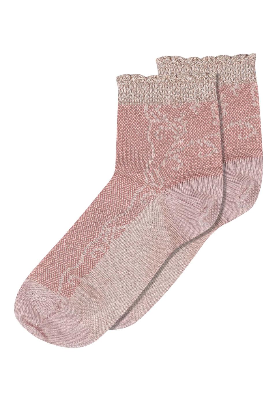 Ginny Short Sock Ruffle Edge  10-77701