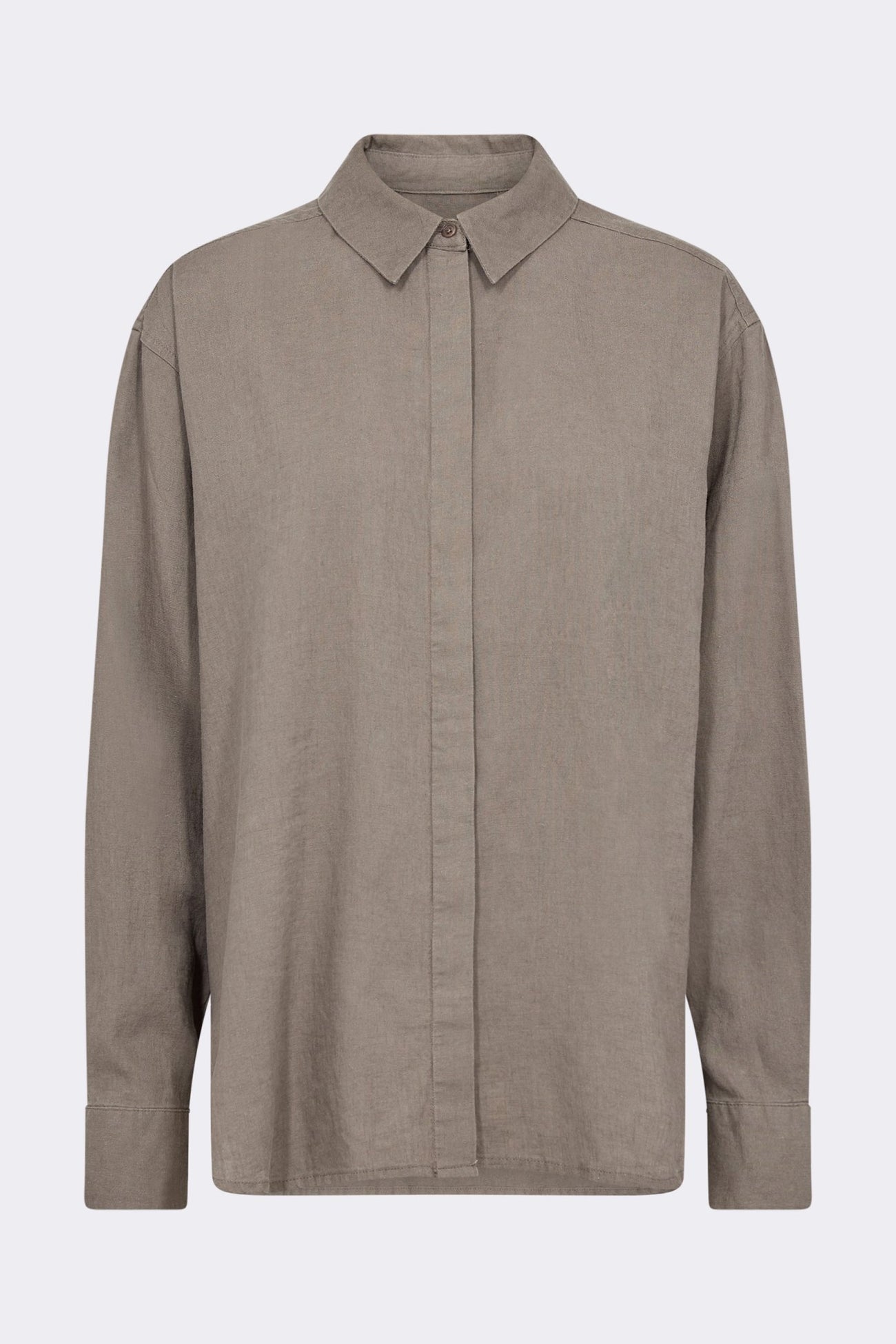 LR-Naja 20 Linen Shirt Grey/Brown
