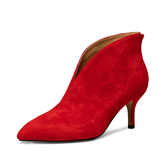 Valentine Low Cut Boot Fire Red