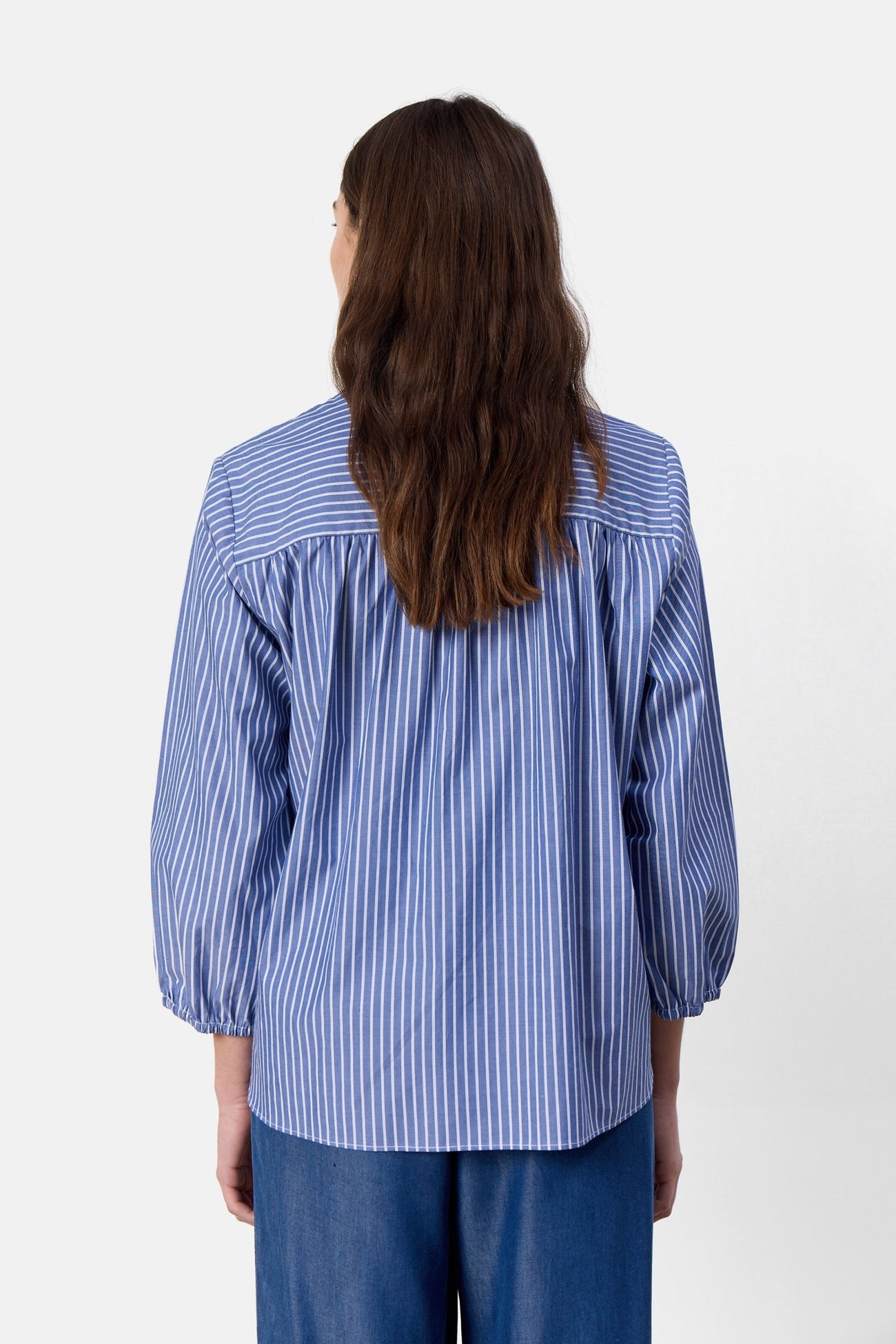 LR-Harlie 1 Blue Striped Shirt