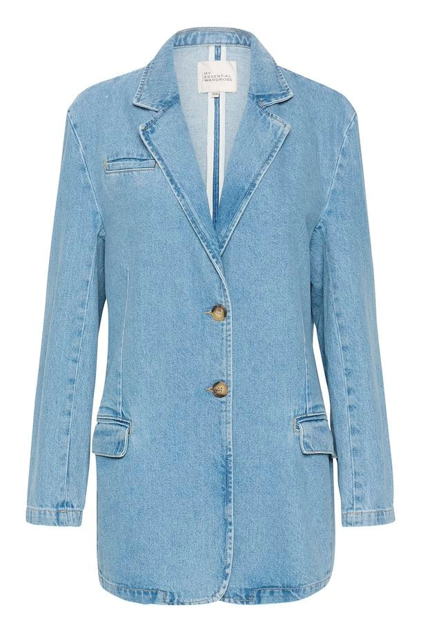 JaydaMW 165 Denim Blazer Medium Blue Wash