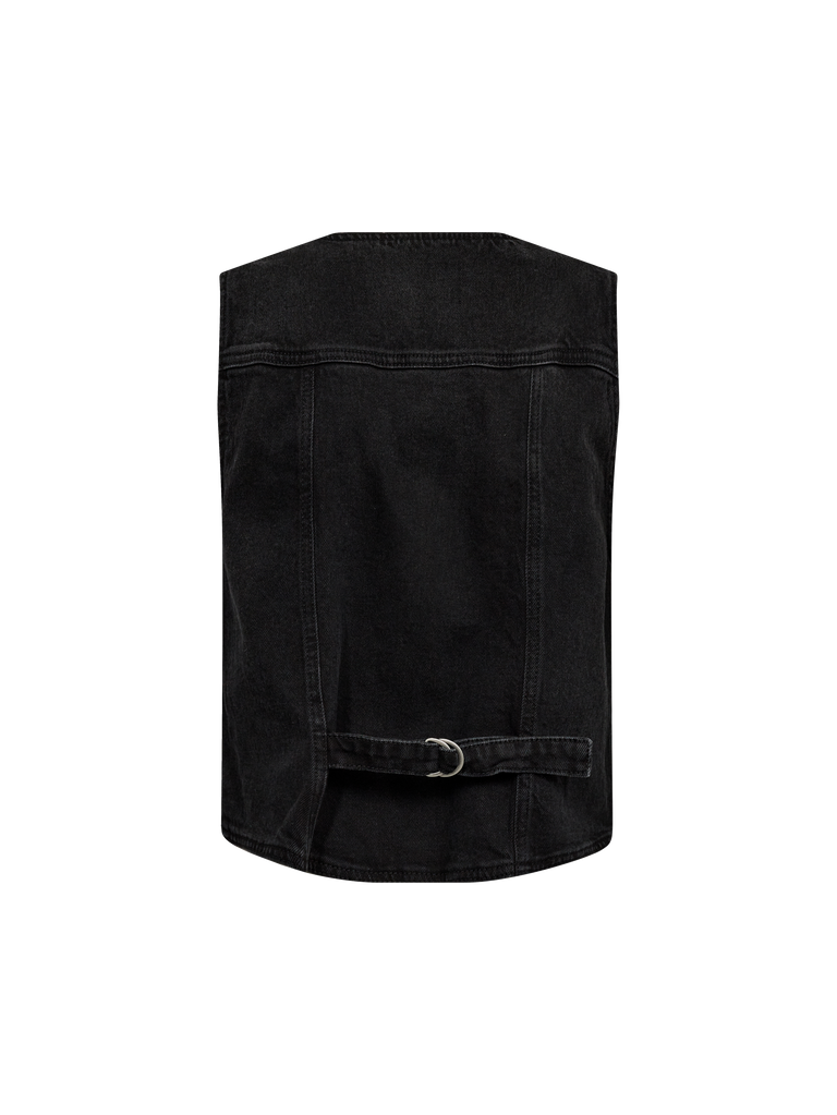 MMCiden Denim Vest Black