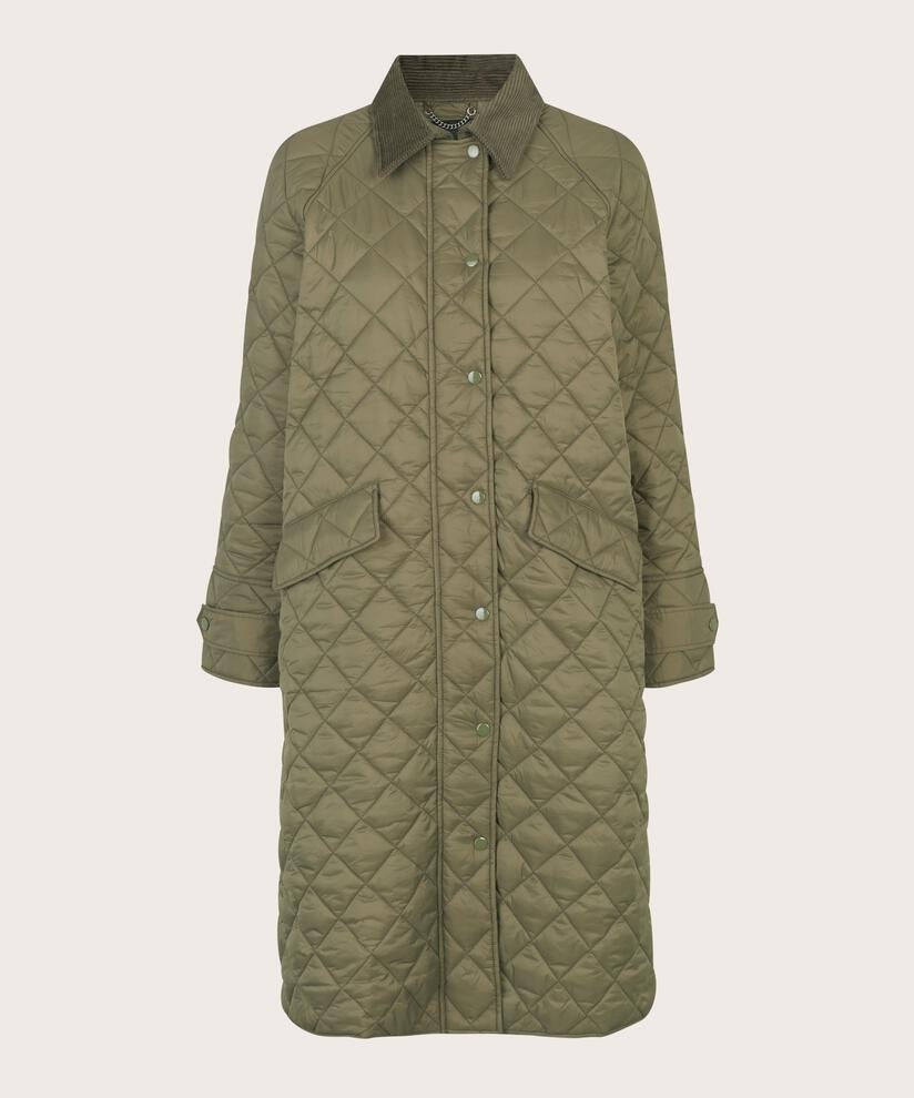 MaTawny Quilted Coat Sea Turtle