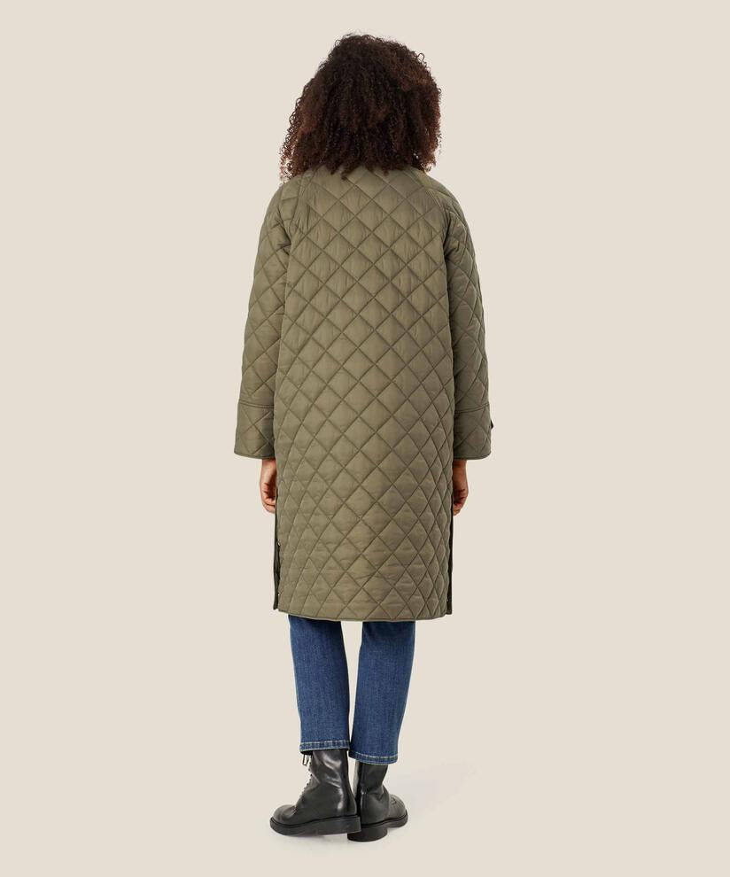 MaTawny Quilted Coat Sea Turtle