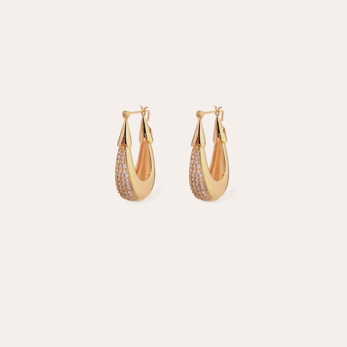 Bo Ecume Drop Earrings Gold