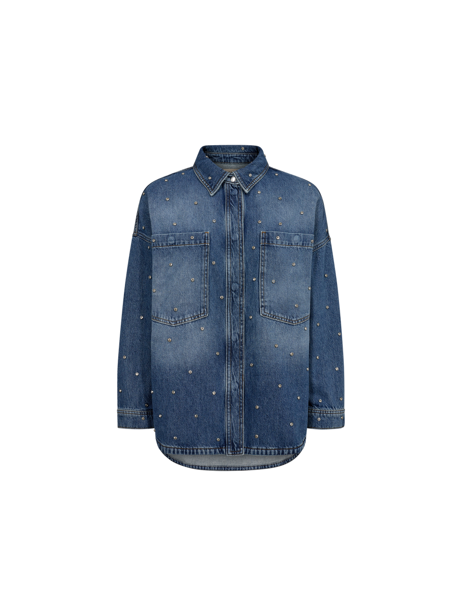 MMEmme Marine Denim Shirt Mid Blue