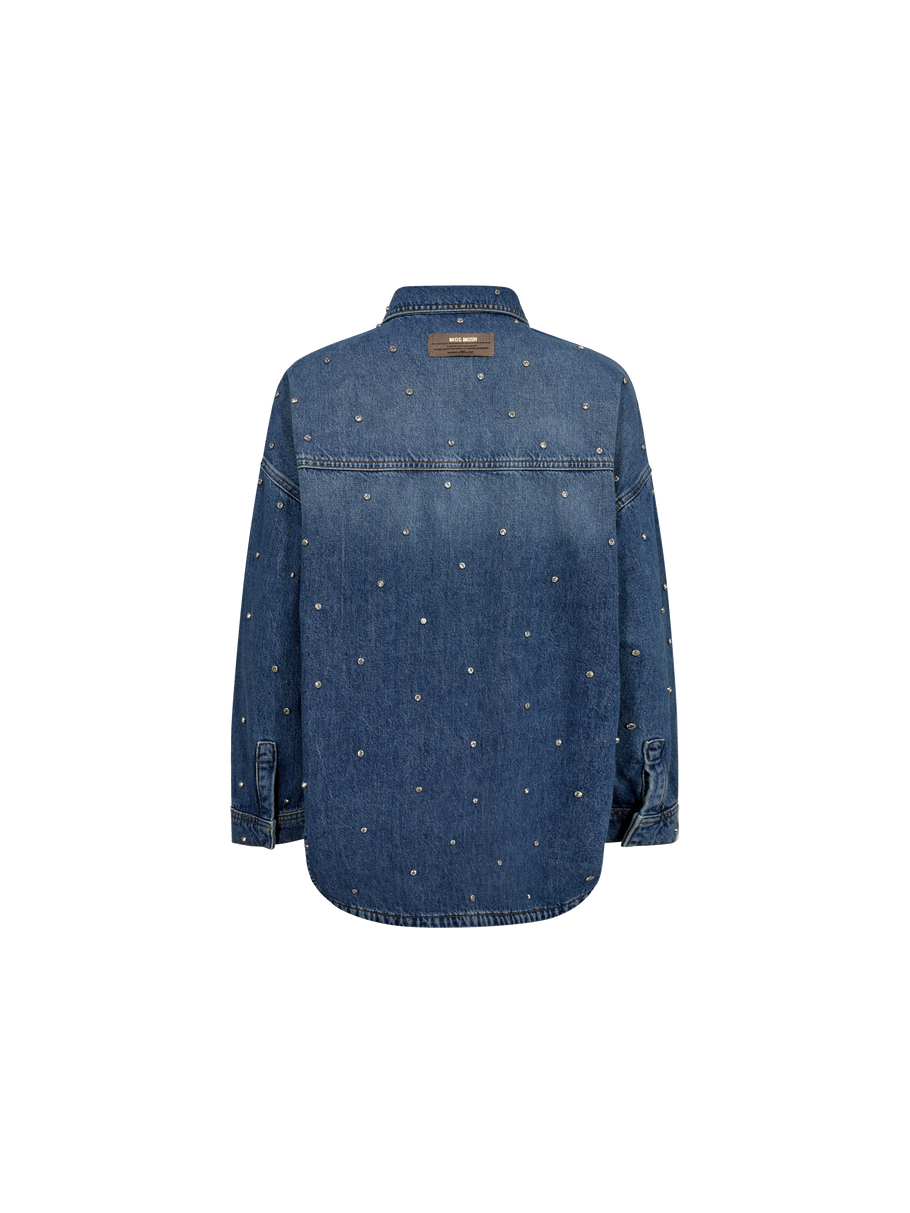 MMEmme Marine Denim Shirt Mid Blue