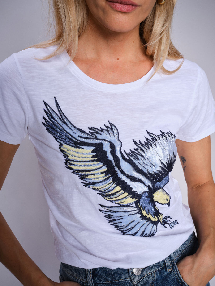 MMRem O-SS Eagle T-shirt White