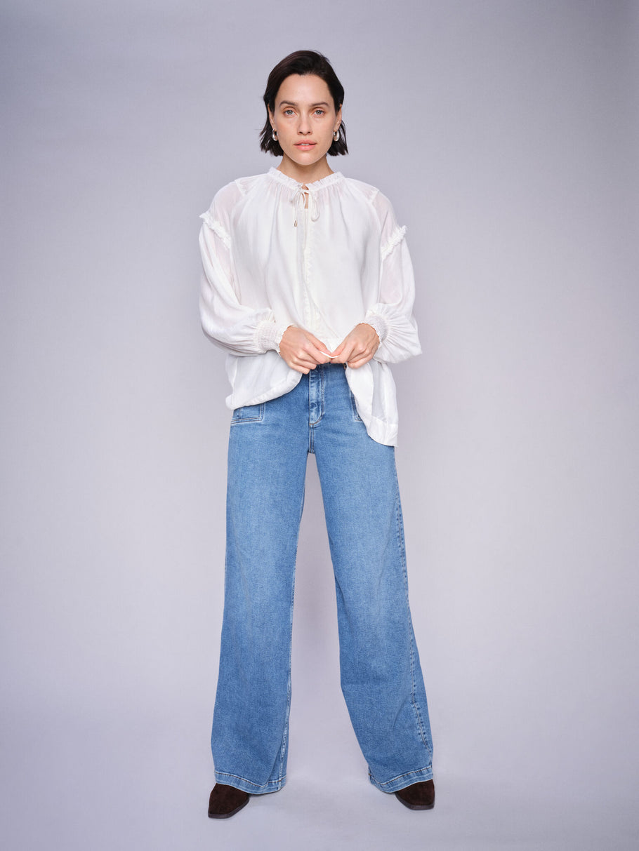 MMColette Lyon Jeans Mid Blue Long