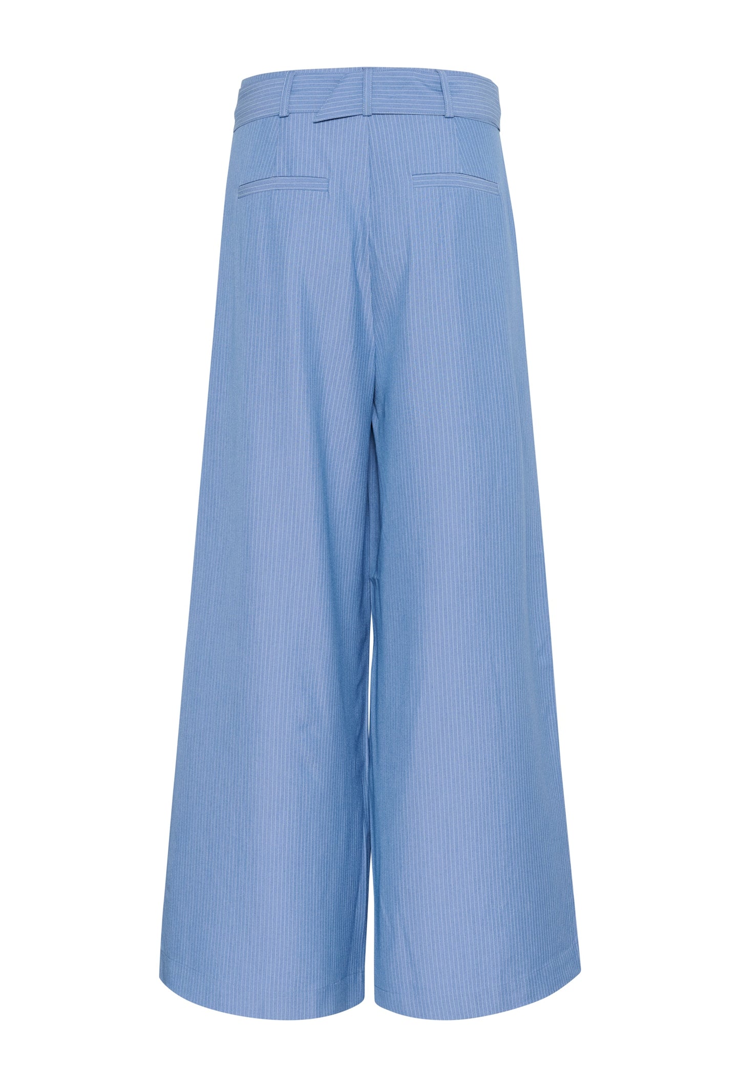 VittaMW High Wide Trouser Skye Blue W/Stripes