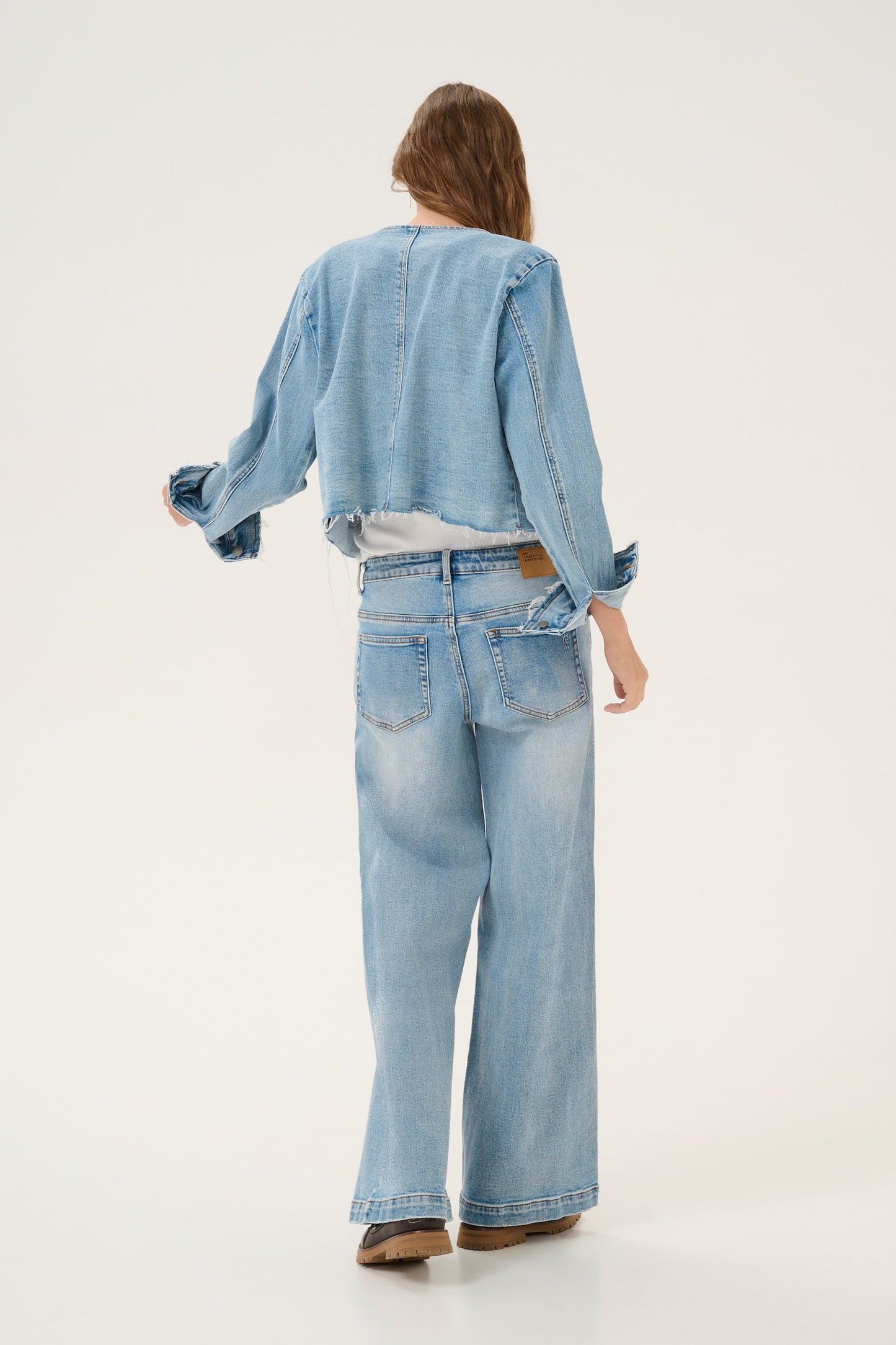 DangoMW 144 Short Denim Jacket Light Blue Retro