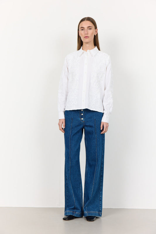 LR-Karol 1 Detailed Shirt White