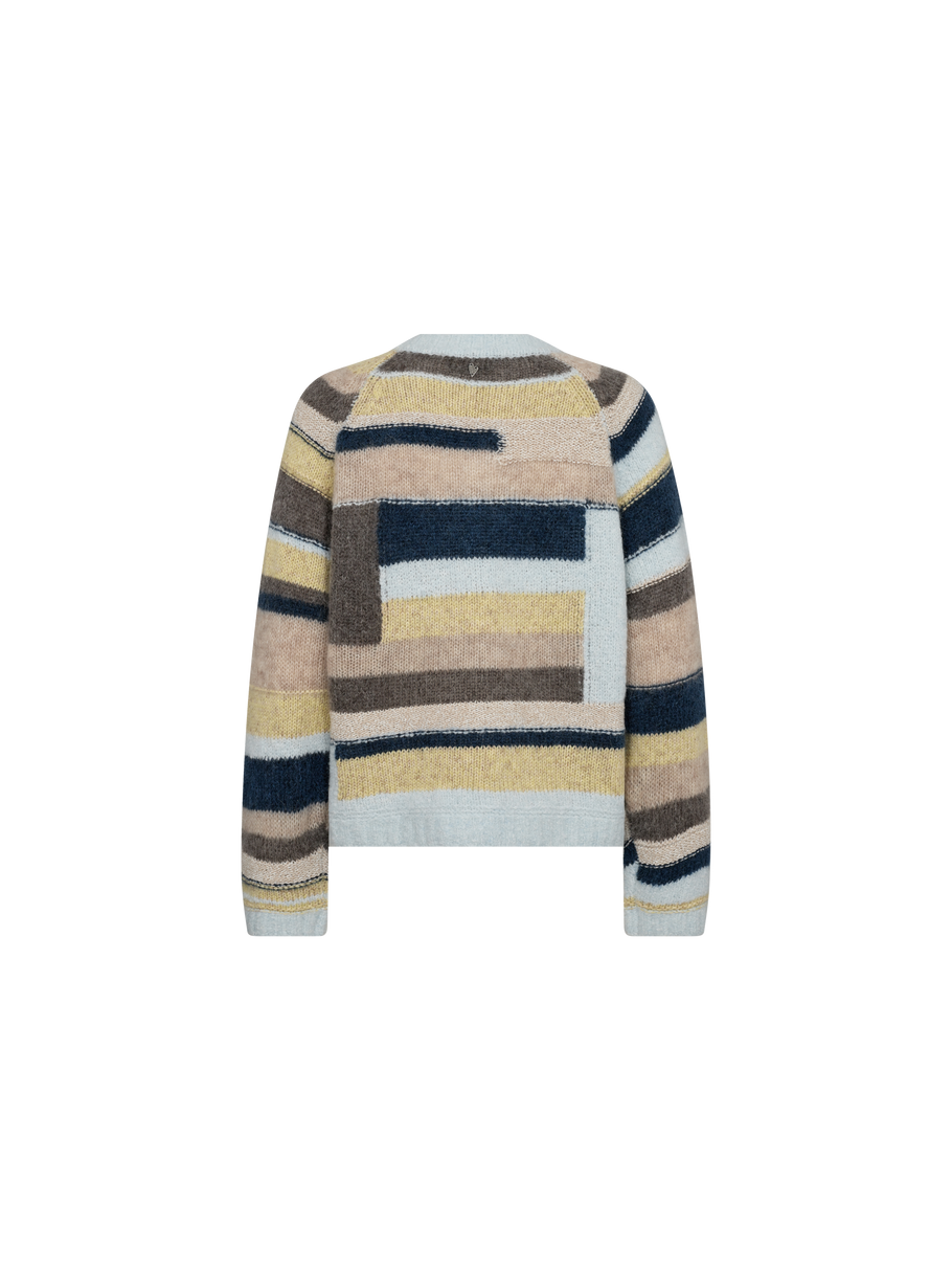 MMDaya Patch Knit Jumper Skyway