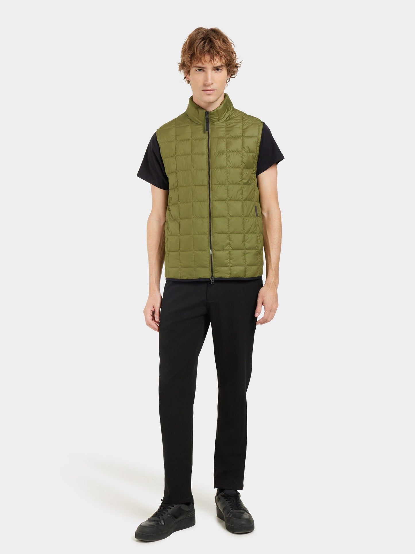 Mens - Samuel Padded Vest Duffle Green