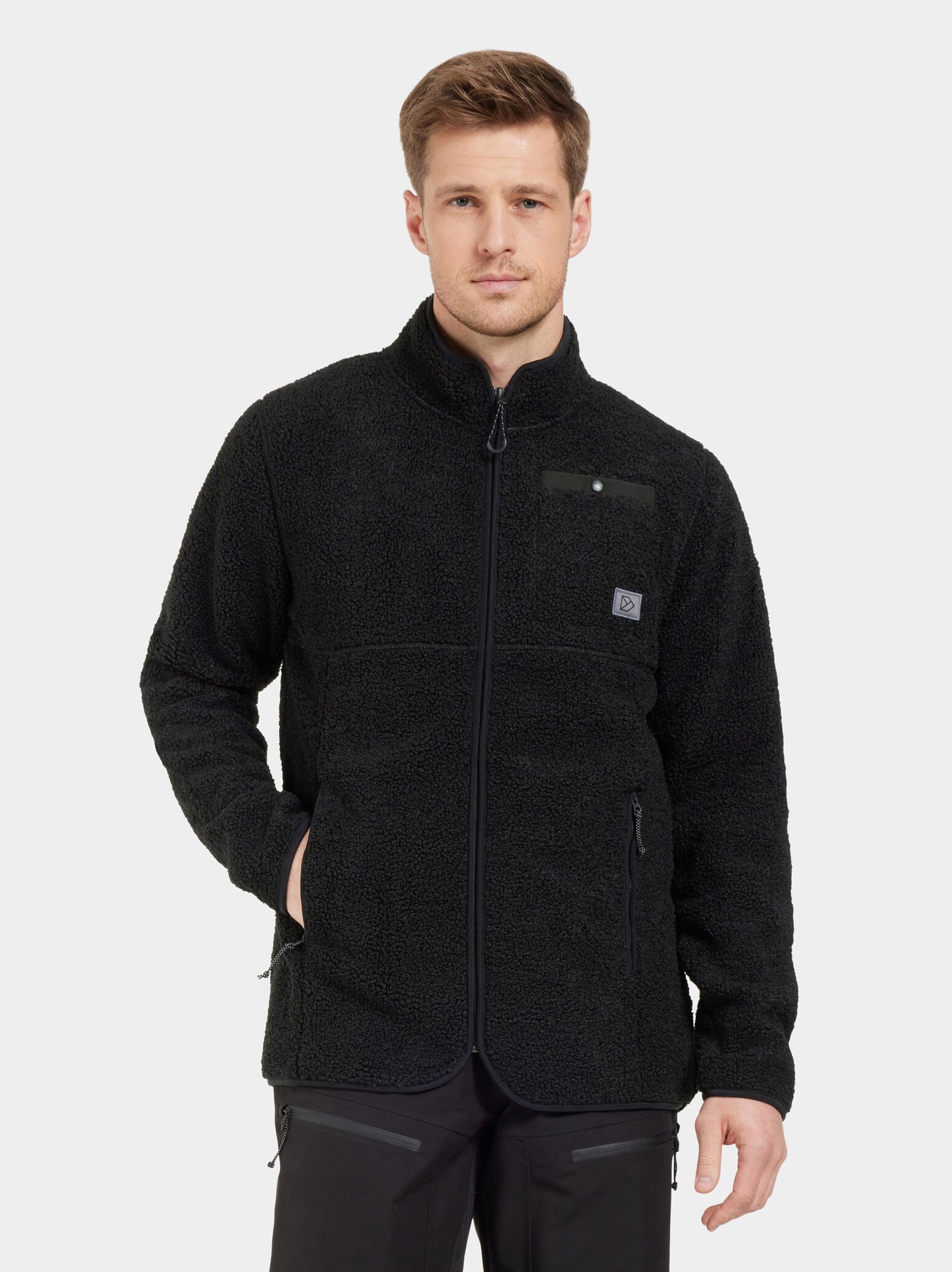 Mens - Phoenix Fullzip Fleece Black