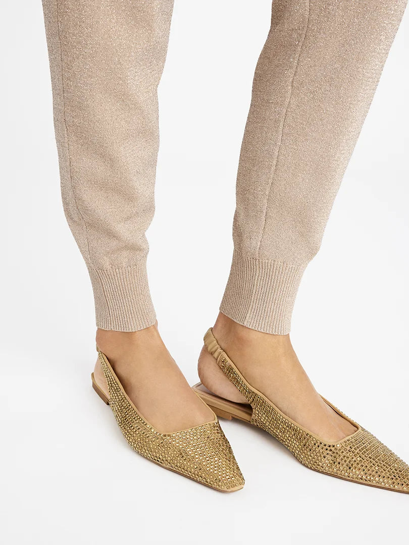 Justine Knit Pants Champagne