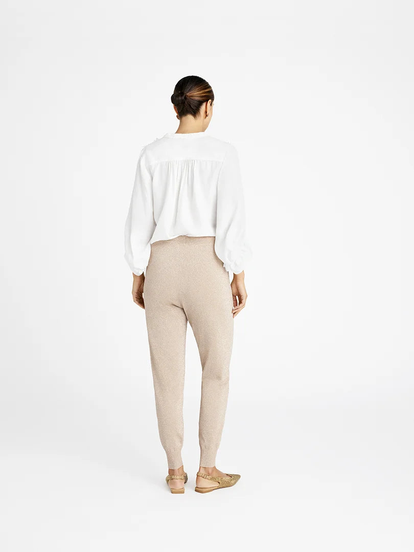 Justine Knit Pants Champagne