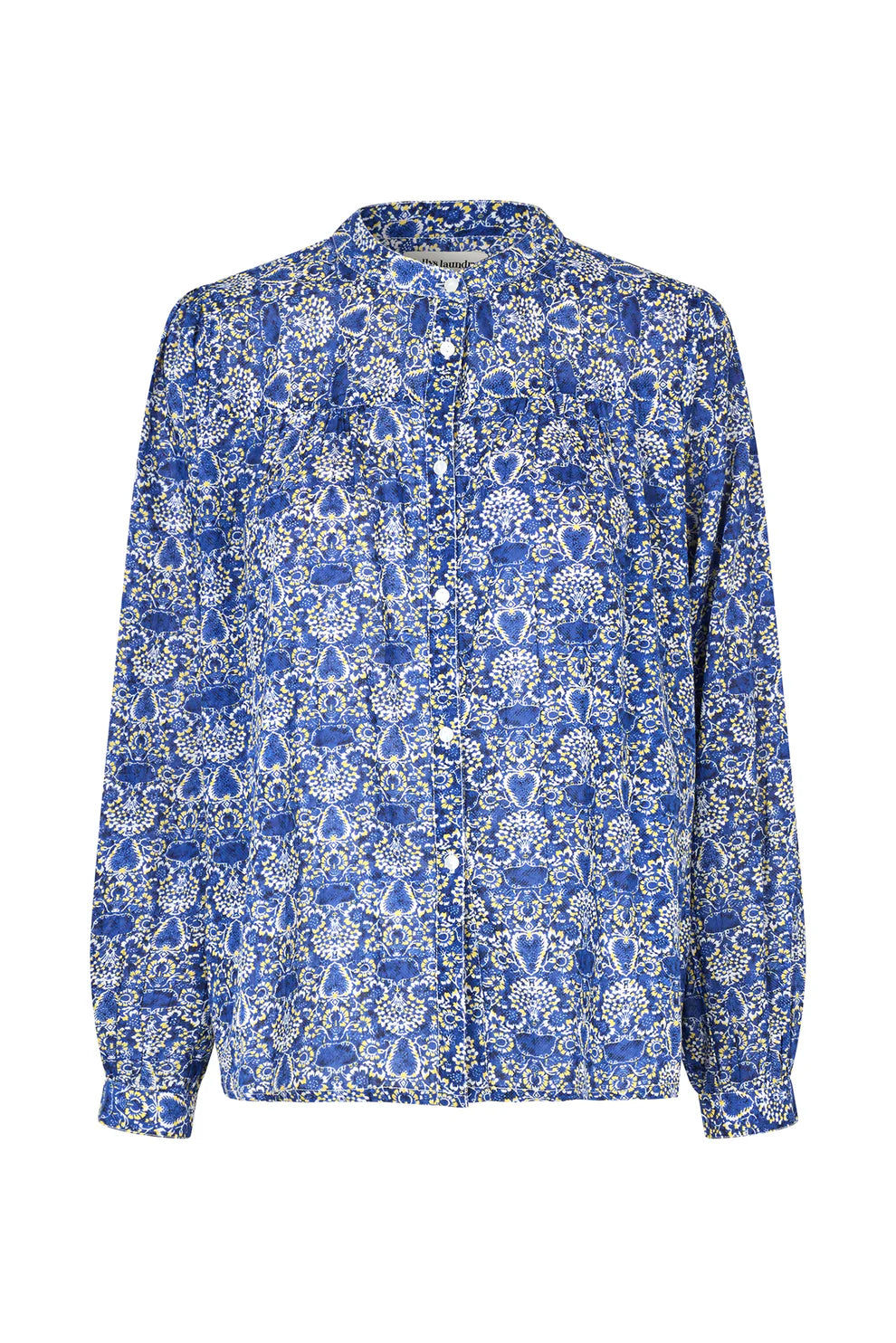 Nicky Floral Shirt Blue