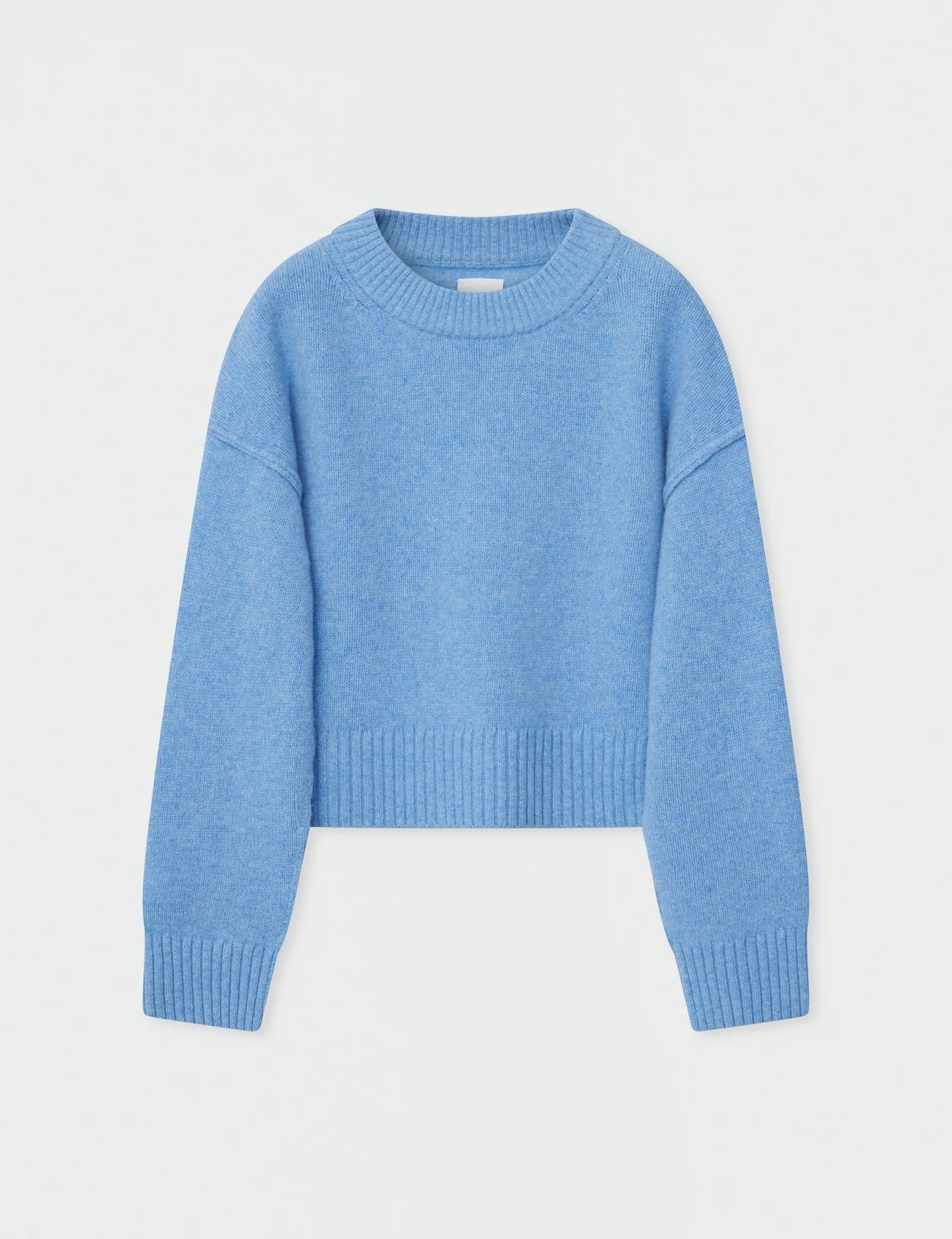 Ulrikke - Soft Lamb Knitwear Blue Melange