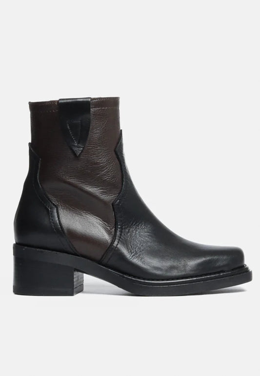 Verona Ankle Boots Black/Brown